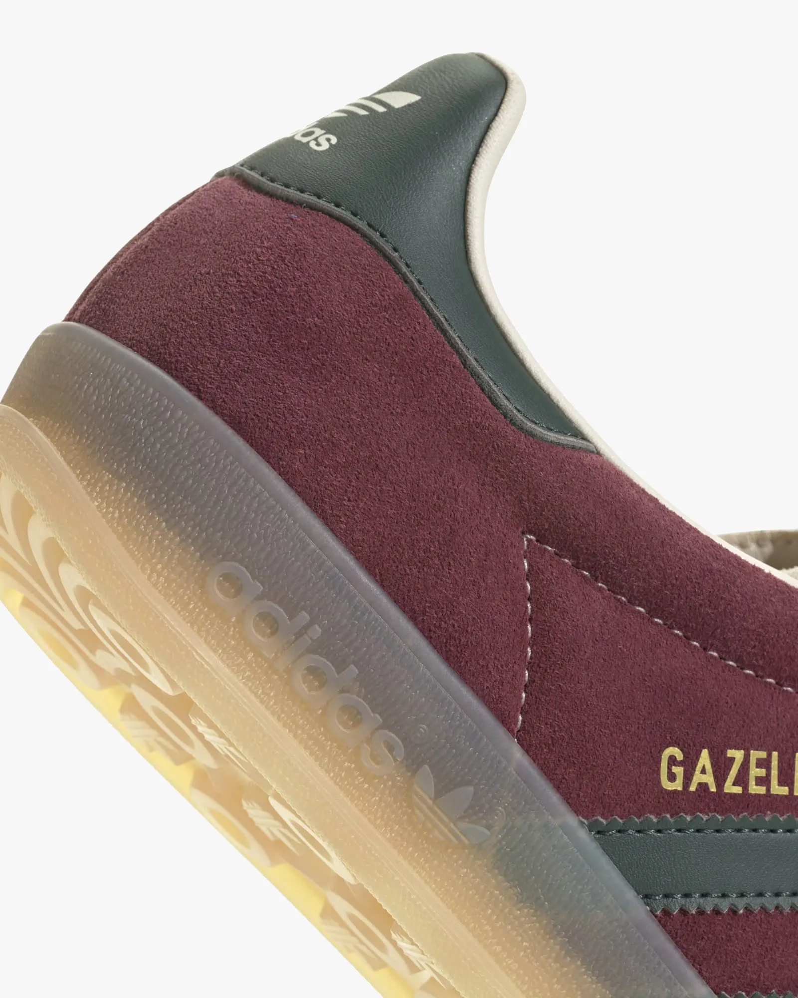 Adidas Gazelle Indoor - Shadow Red / Shadow Green / Wonder White