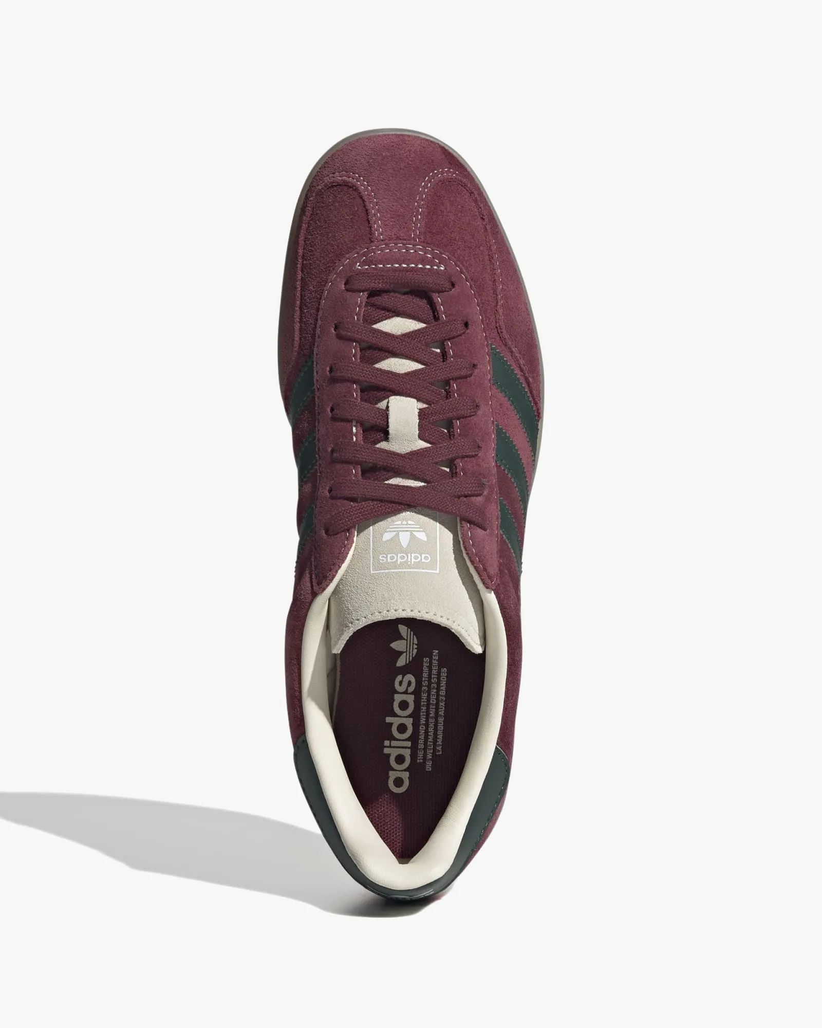 Adidas Gazelle Indoor - Shadow Red / Shadow Green / Wonder White