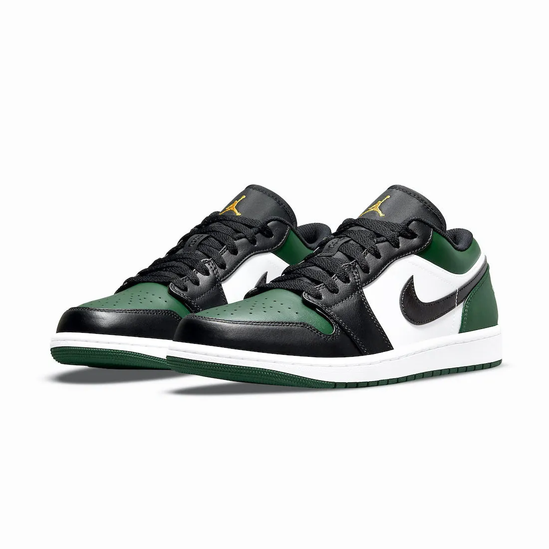 Air Jordan 1 Low "Green Toe" (Noble Green/Black/White/Pollen)(553558-371)