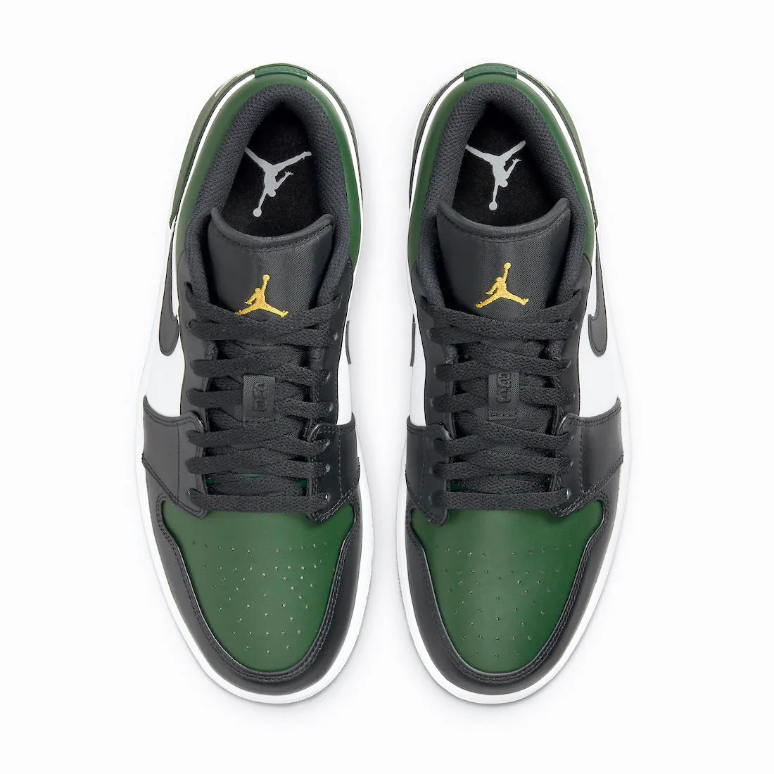 Air Jordan 1 Low "Green Toe" (Noble Green/Black/White/Pollen)(553558-371)