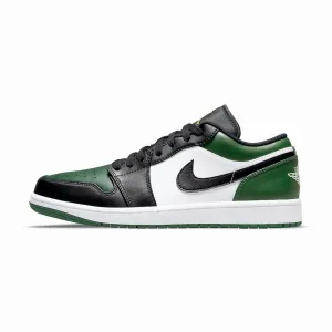Air Jordan 1 Low "Green Toe" (Noble Green/Black/White/Pollen)(553558-371)