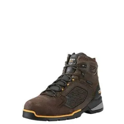 ARIAT - Rebar Flex 6" Waterproof Composite Toe Work Boot, Chocolate Brown