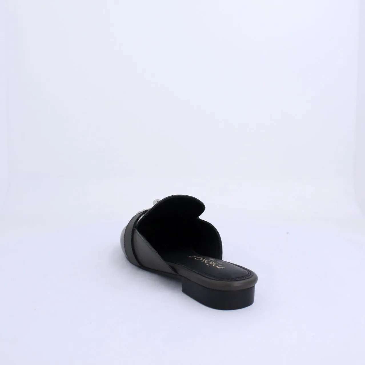 AZEAA MULE LEATHER - KHAKI