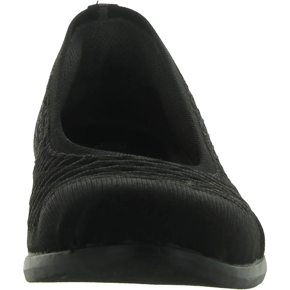 Bzees Womens Khloe Casual Slip On Ballet Flats