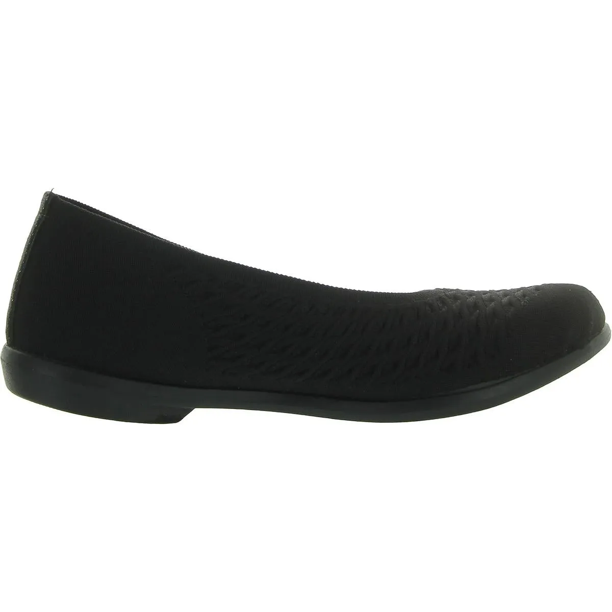 Bzees Womens Khloe Casual Slip On Ballet Flats