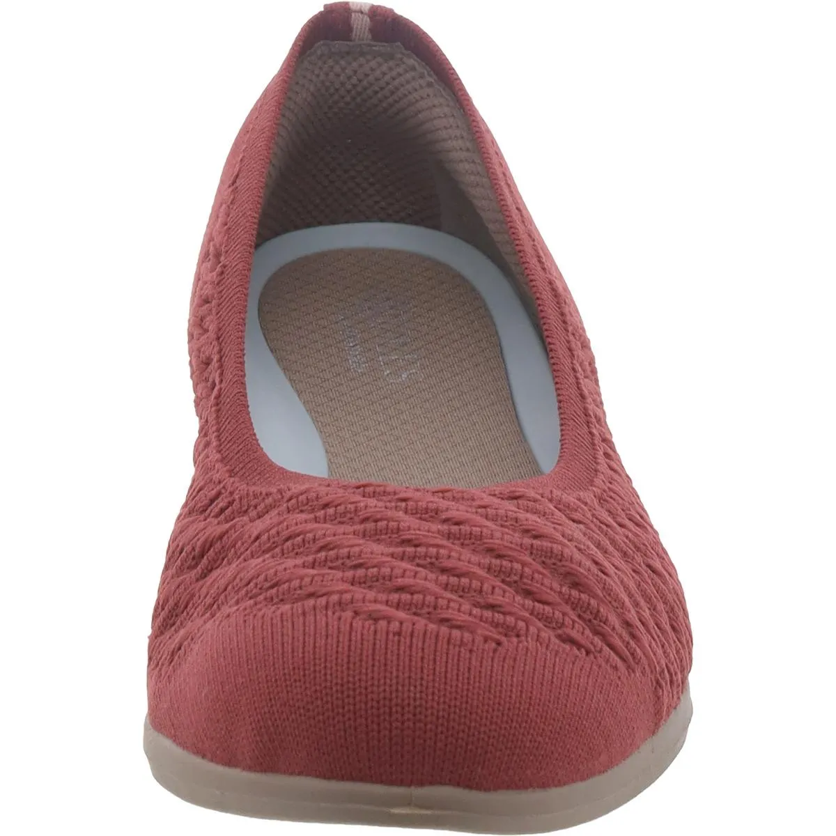 Bzees Womens Khloe Casual Slip On Ballet Flats
