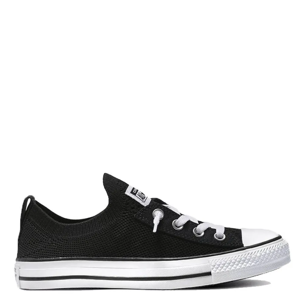 Converse Women's Chuck Taylor All Star Shoreline Knit Slip in Black/White