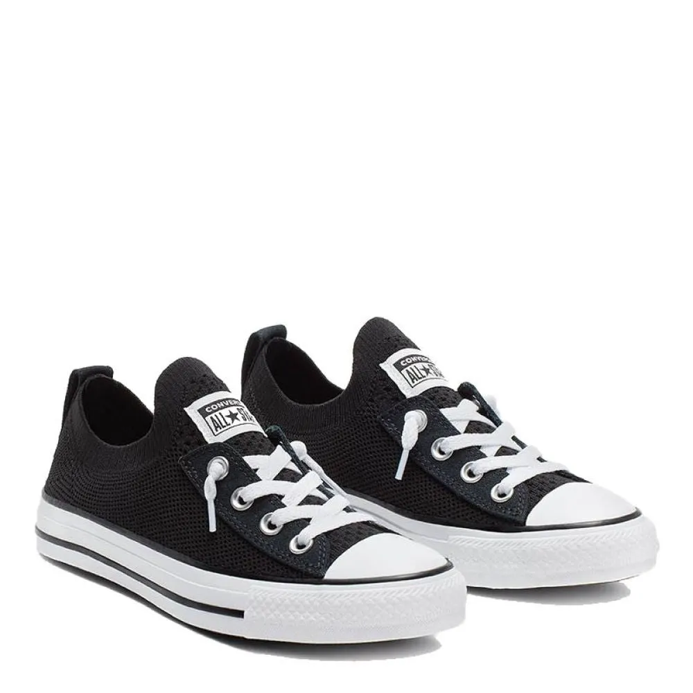Converse Women's Chuck Taylor All Star Shoreline Knit Slip in Black/White