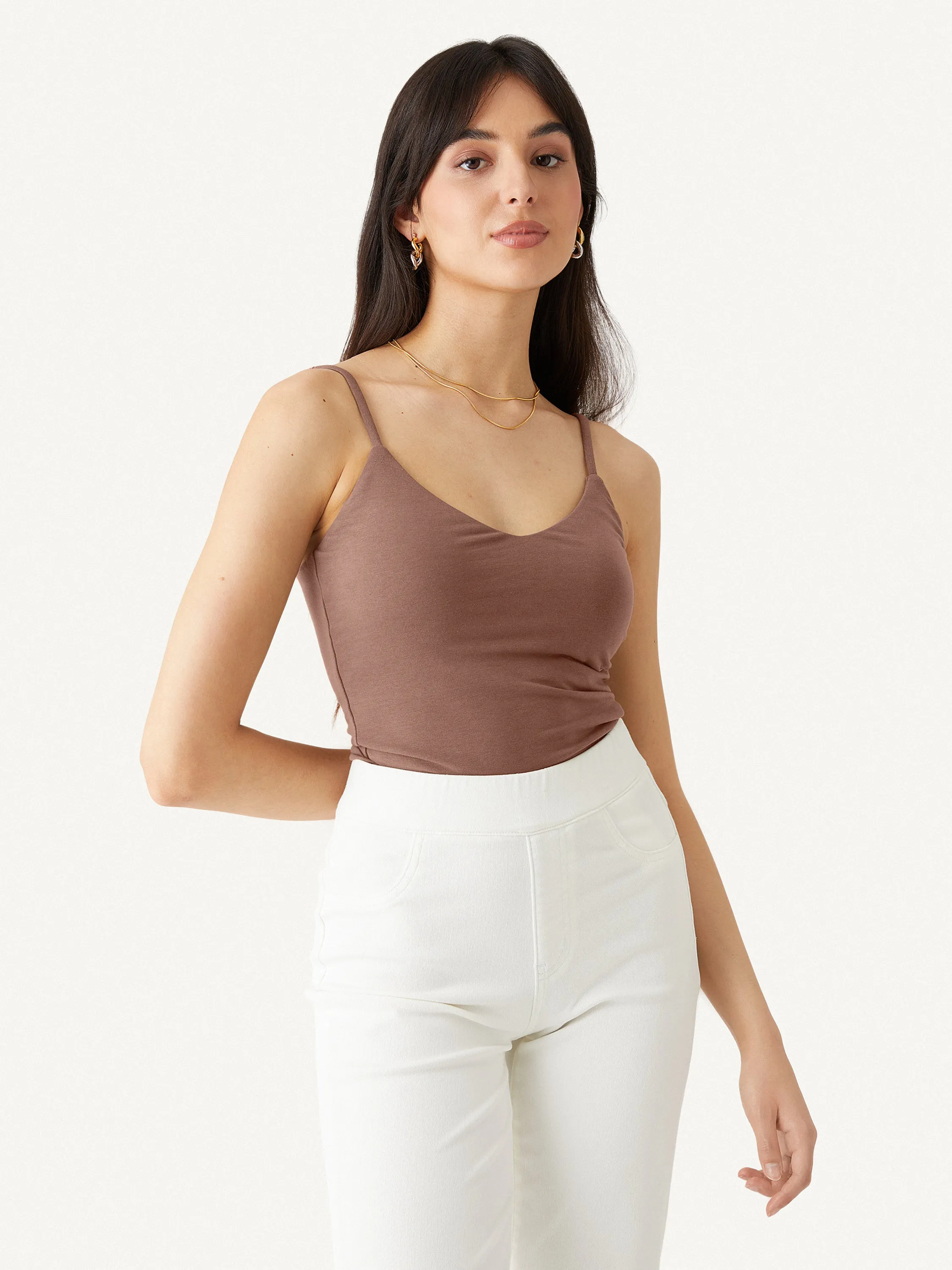 Cotton Jersey V-Neck Brami