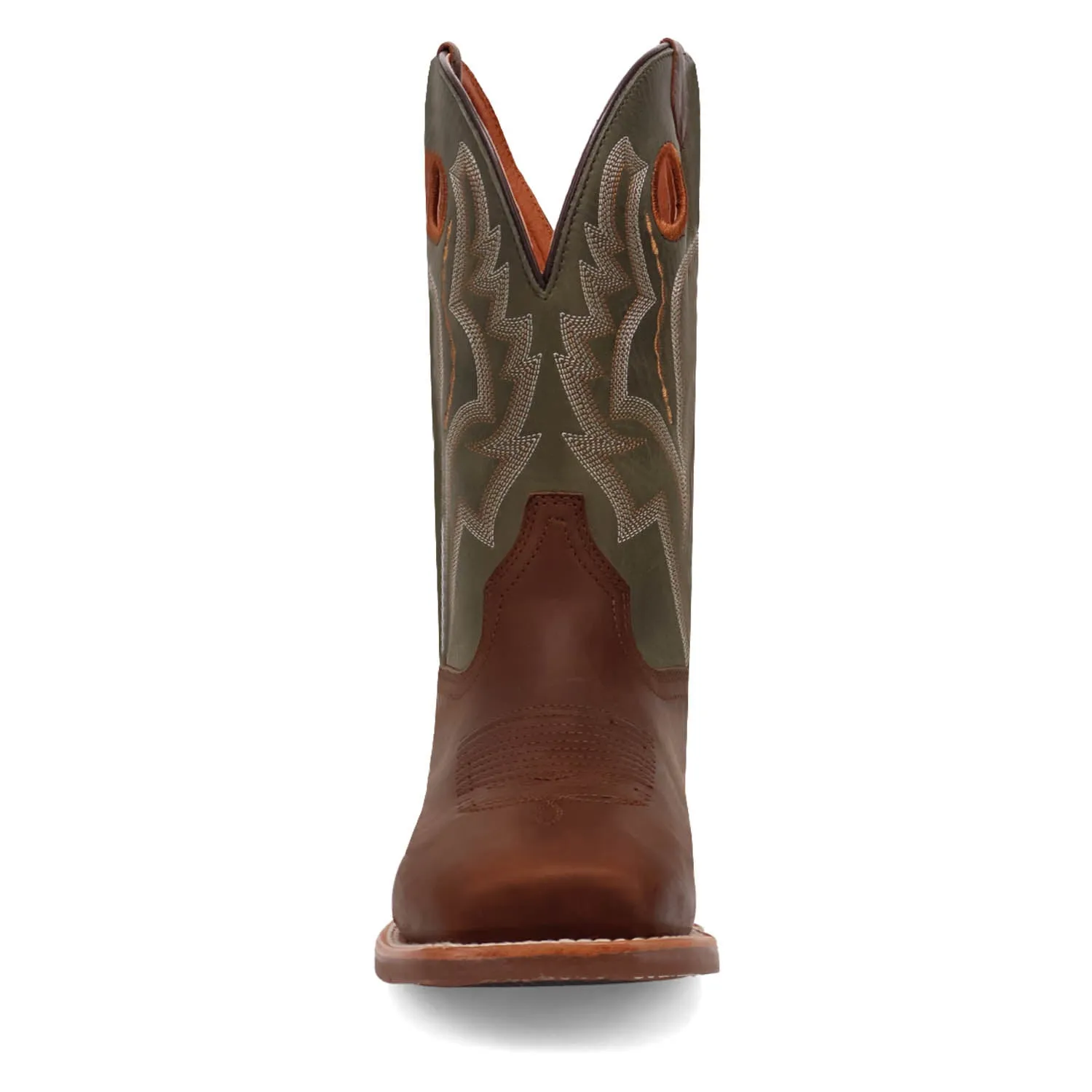 Dan Post Mens Leighton Brown/Sage Leather Cowboy Boots