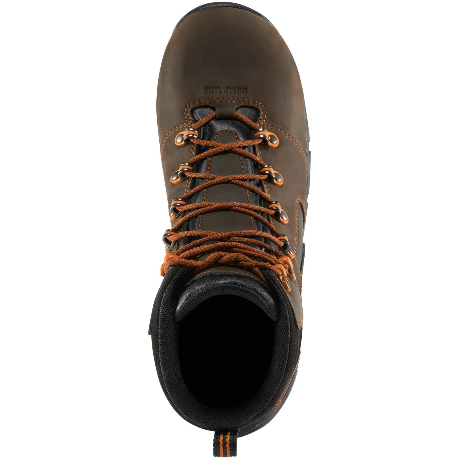Danner Mens Vicious NMT 6in Brown/Orange Leather Work Boots