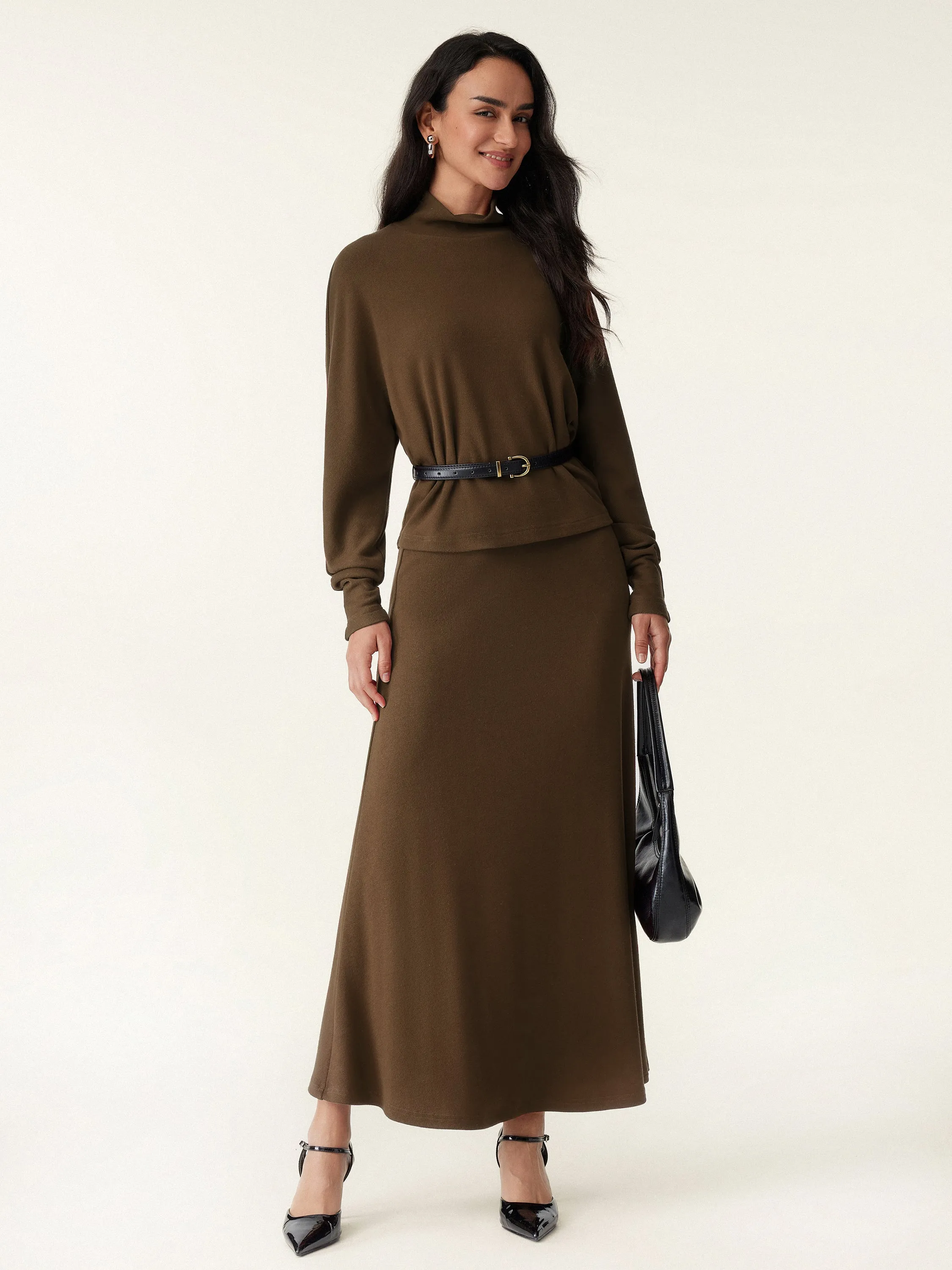 Everyday Knit Midi Skirt