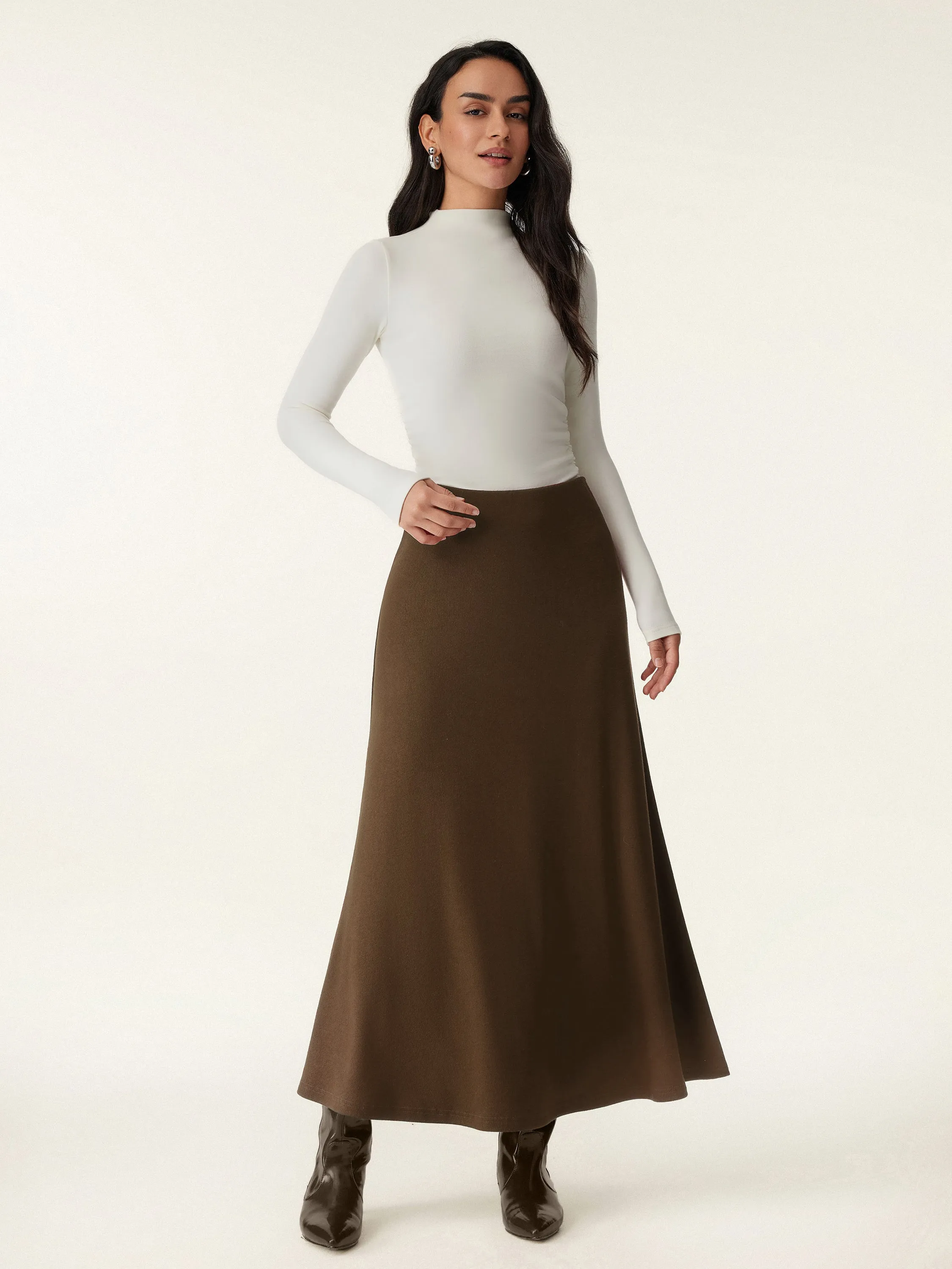 Everyday Knit Midi Skirt