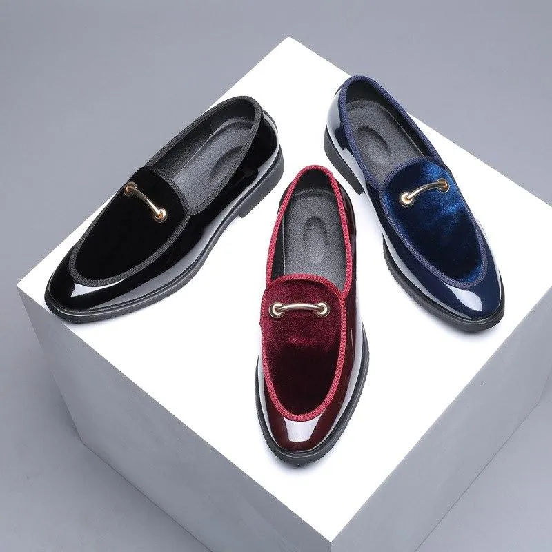 Fashion Spring Autumn Solid Casual Men Leather Shoes