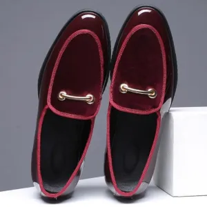 Fashion Spring Autumn Solid Casual Men Leather Shoes