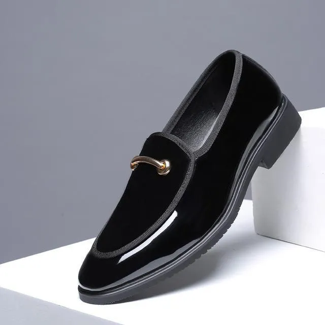 Fashion Spring Autumn Solid Casual Men Leather Shoes