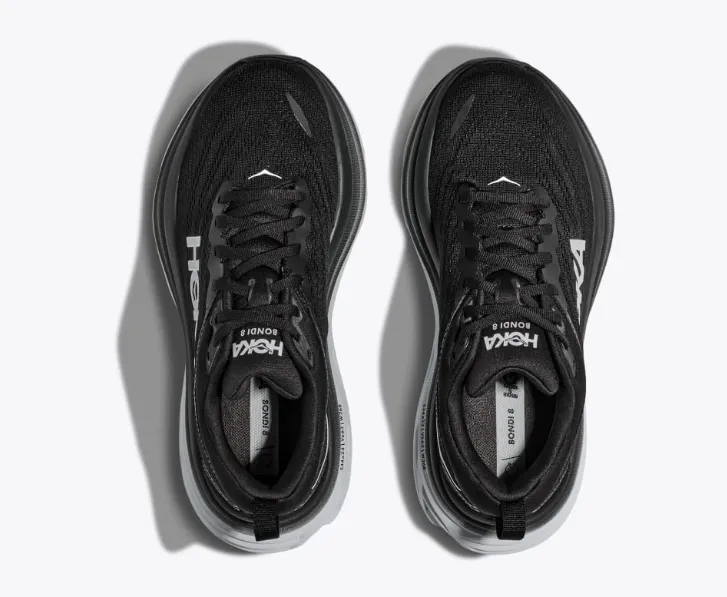 Hoka One One Men's Bondi 8 Sneakers Black/White