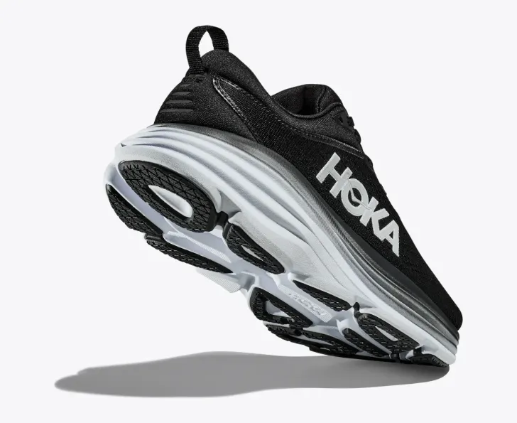 Hoka One One Men's Bondi 8 Sneakers Black/White