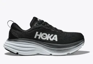 Hoka One One Men's Bondi 8 Sneakers Black/White