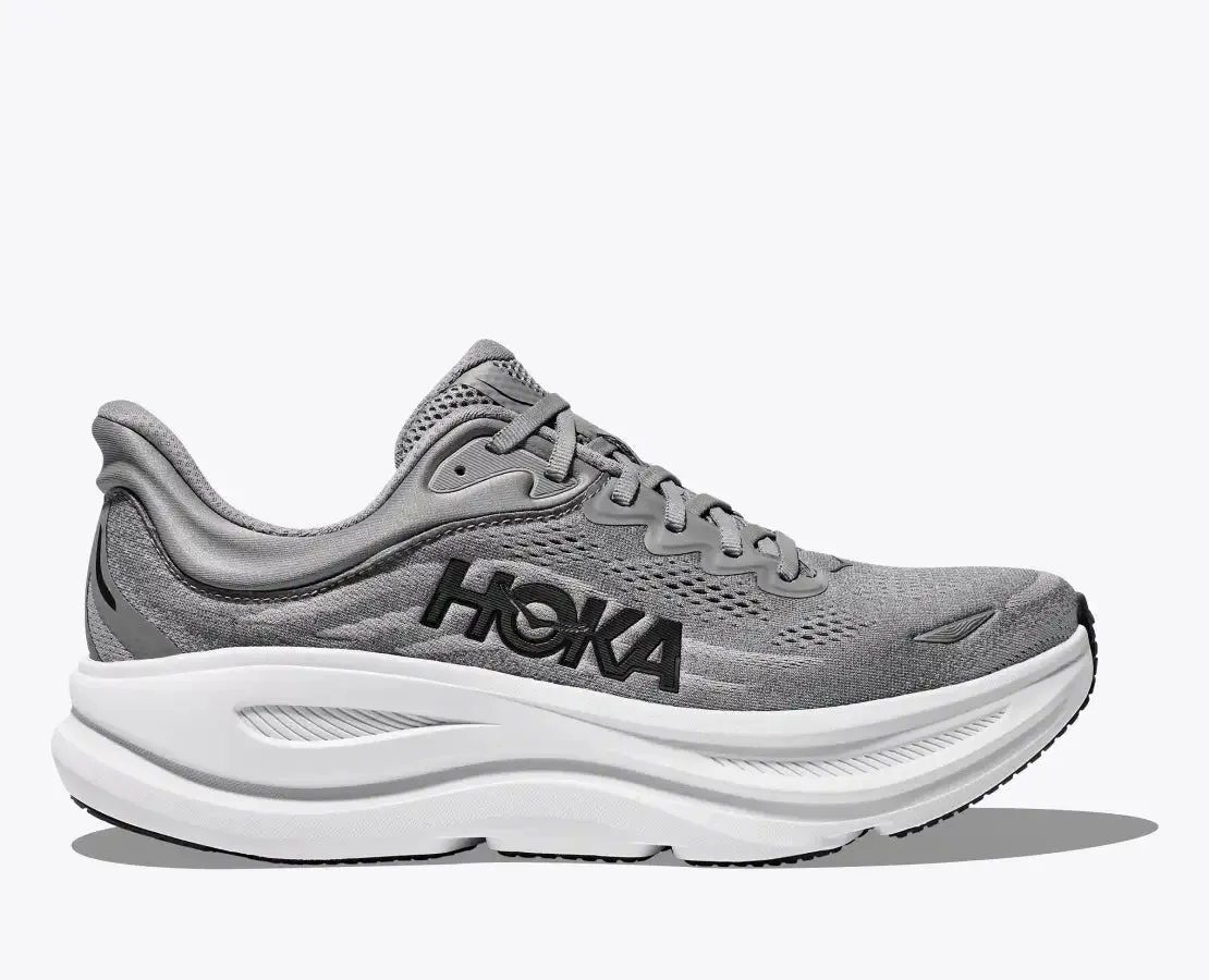 Hoka One One Men's Bondi 9 Sneakers Galactic grey / Stellar grey