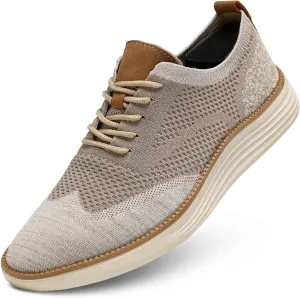 Mens Casual Dress Shoes Fashion Walking Sneakers Mesh Business Oxfords Work Lightweight Soft Sole Zapatos