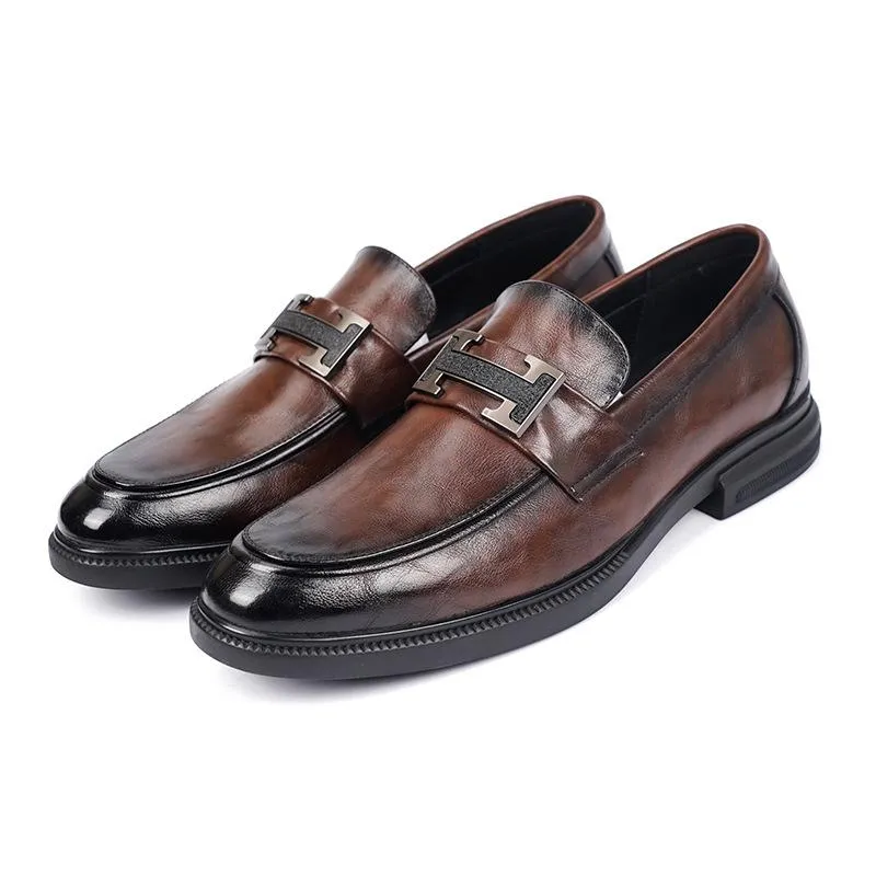 Men's Loafers & Slip-Ons Microfiber Breathable Leather Loafers