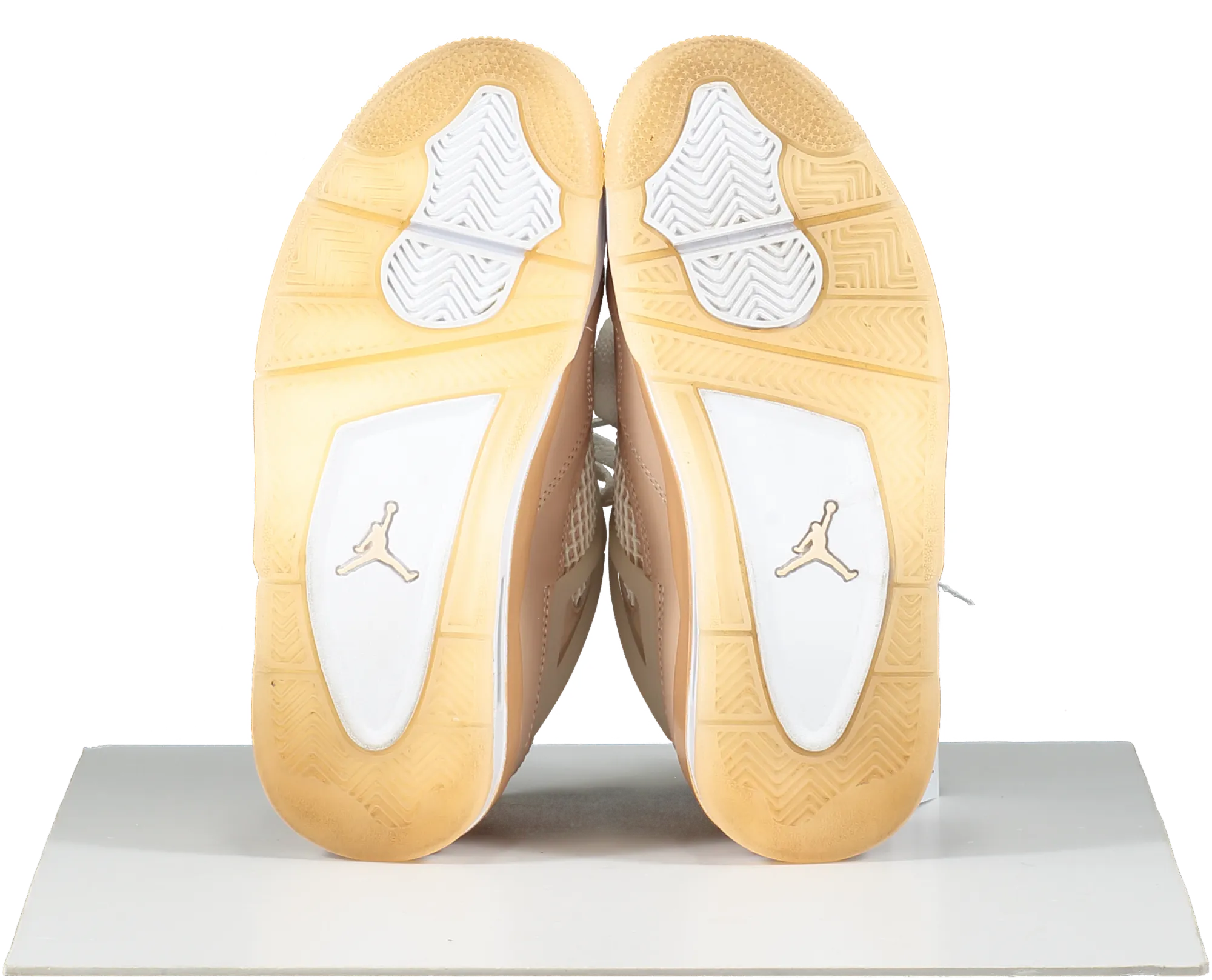 Nike Beige Jordan 4 Retro Shimmer trainers UK 4 EU 37 