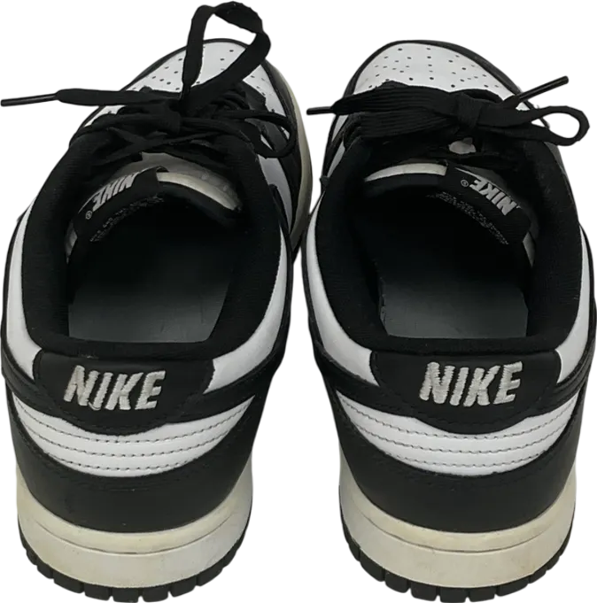 Nike Black Dunk Low Retro Trainers In White/black UK 7.5 EU 40.5 