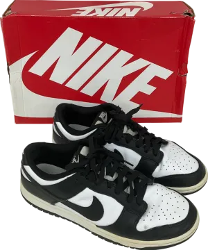Nike Black Dunk Low Retro Trainers In White/black UK 7.5 EU 40.5 