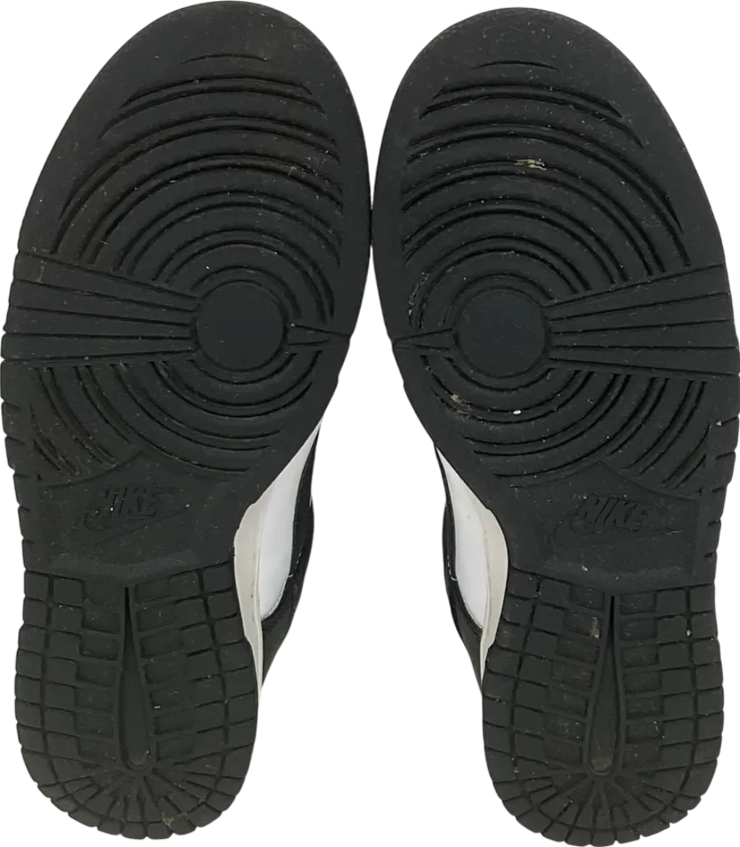 Nike Black Dunk Low Retro Trainers In White/black UK 7.5 EU 40.5 