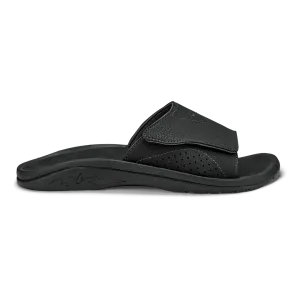OluKai Men's Nalu Slides- Black