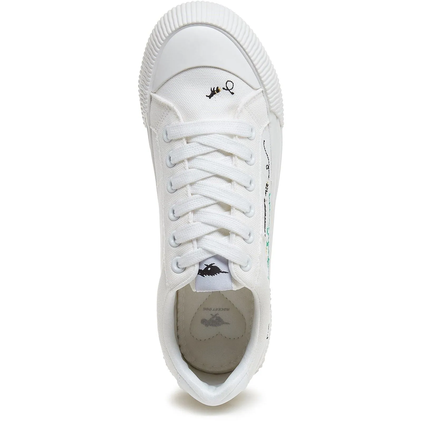 Rocket Dog Cheery Embroidery Trainers
