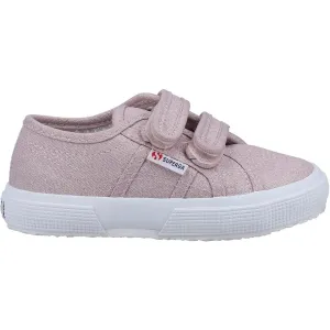 Superga Kids Unisex 2750 Glitter Canvas Trainers - Pink