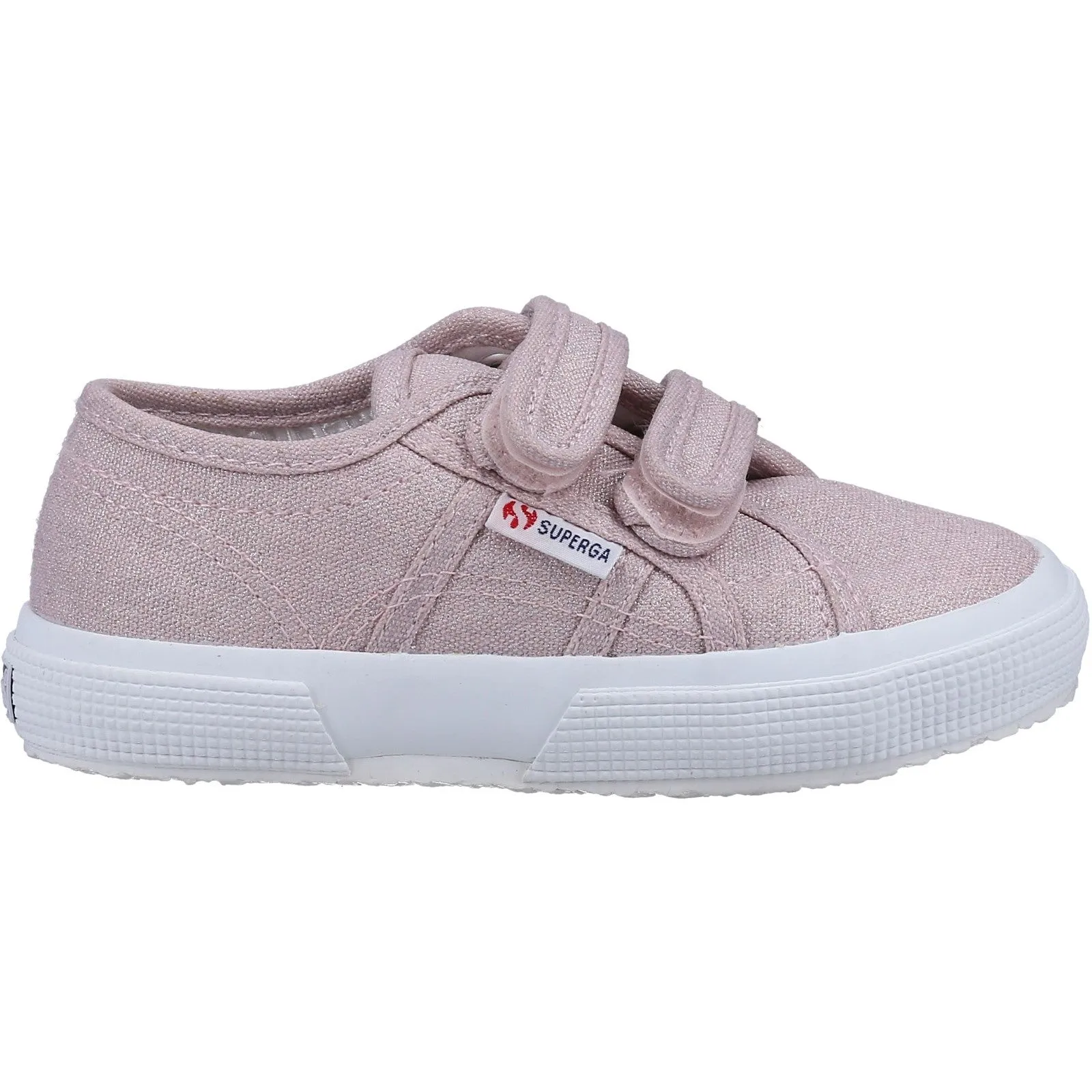 Superga Kids Unisex 2750 Glitter Canvas Trainers - Pink