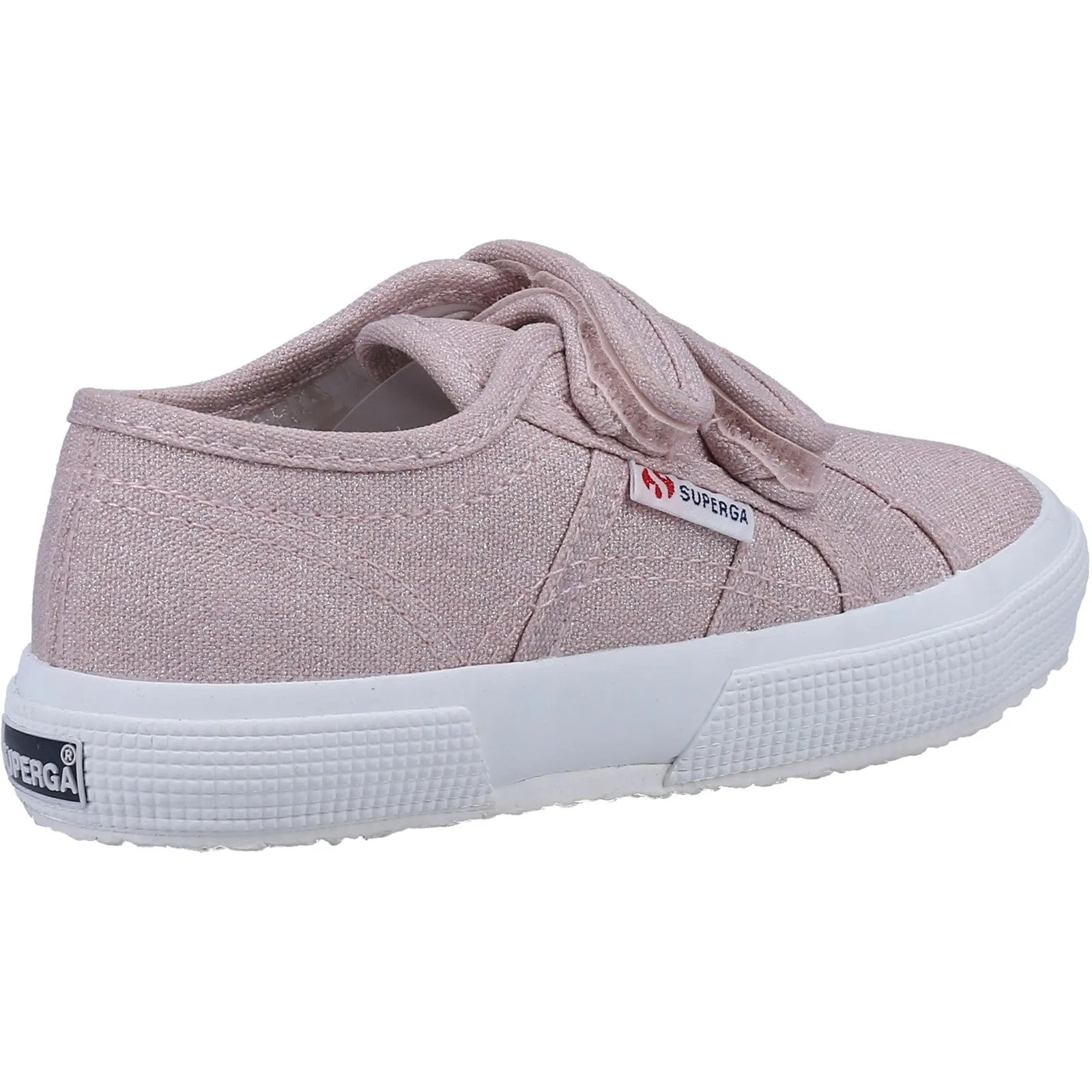 Superga Kids Unisex 2750 Glitter Canvas Trainers - Pink
