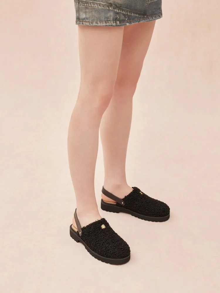 Tania Strapped Fur Mules