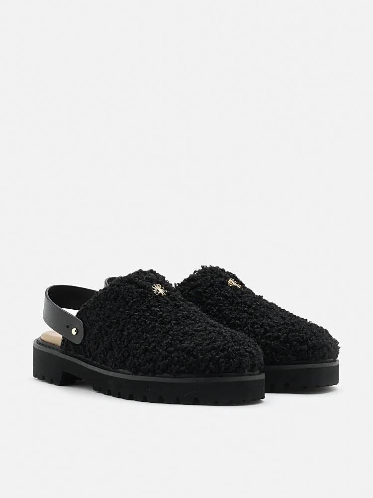 Tania Strapped Fur Mules