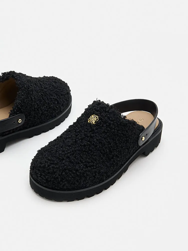 Tania Strapped Fur Mules