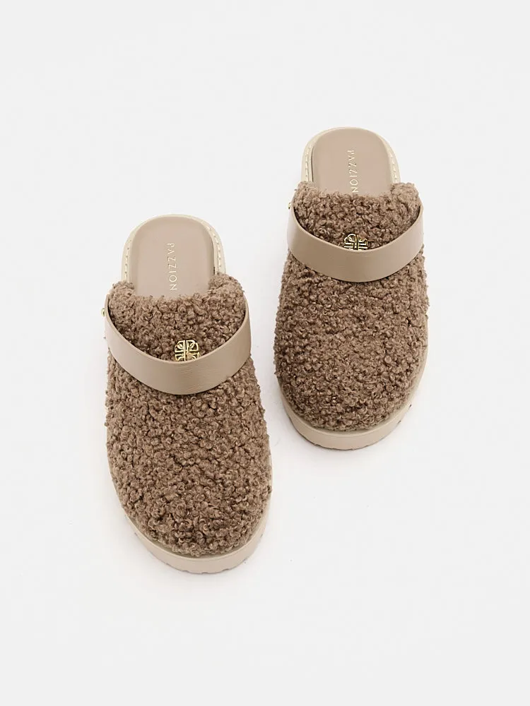 Tania Strapped Fur Mules