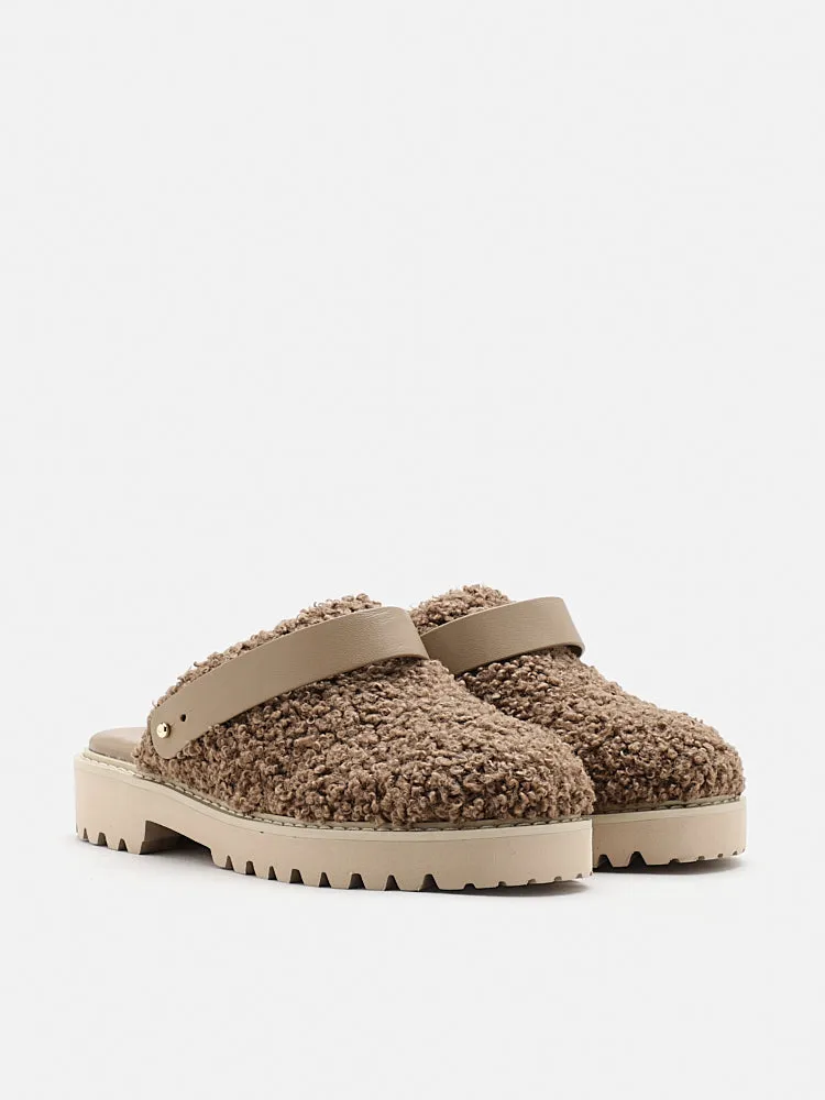 Tania Strapped Fur Mules