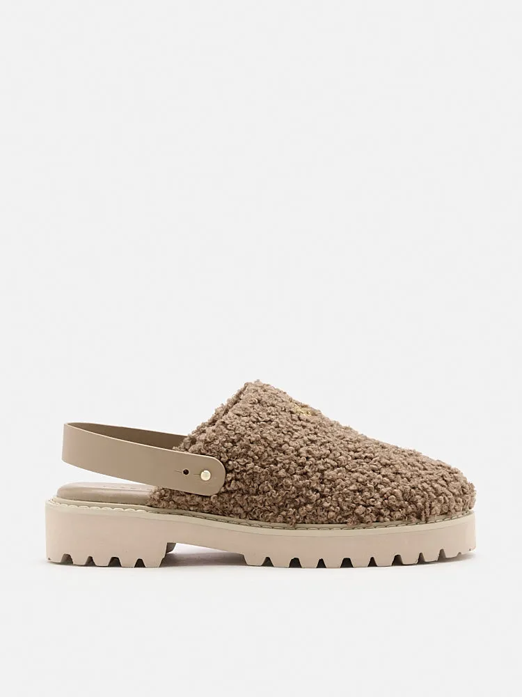Tania Strapped Fur Mules