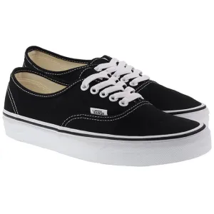 Vans Trainers Mens Authentic Black White