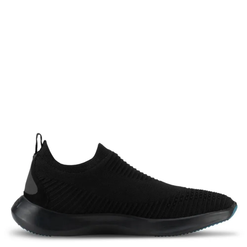 Vessi Women's Everyday Move Slip-Ons in Onyx Black On Black
