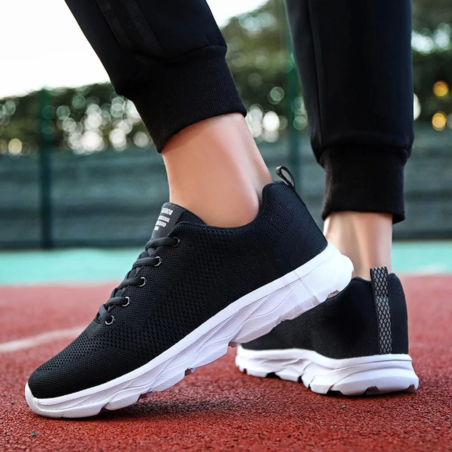 Women's Fashion Sneaker Non Slip Breathable Lightweight Comfortable Lace Up Womens Running Shoes Arch Support Loafers Women White Shoes for Women Sneakers