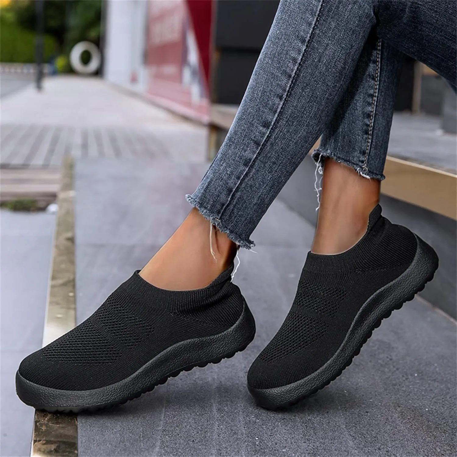 Women's Fashion Sneaker Non Slip Lace Up Comfort Women's Work or Walking Sneakers Casual Shoes for Women Trendy Comfort Loafers for Women White Sneakers Men